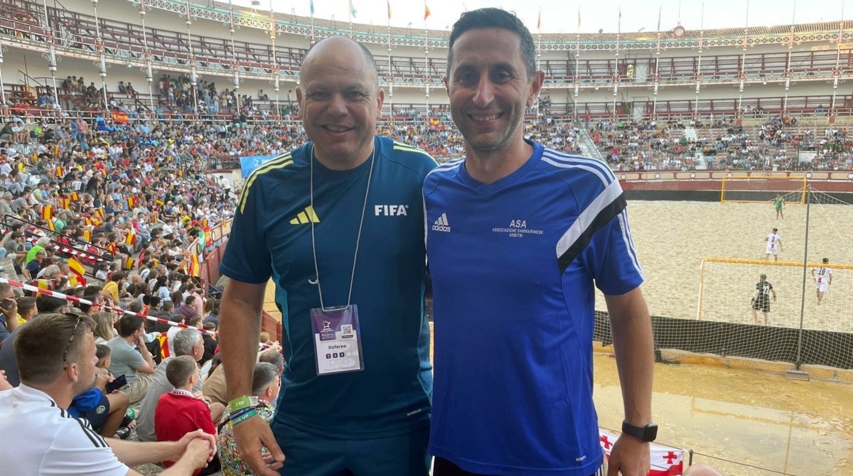 Arbitri: Delvecchio in Andalusia per Euro Beach Soccer League