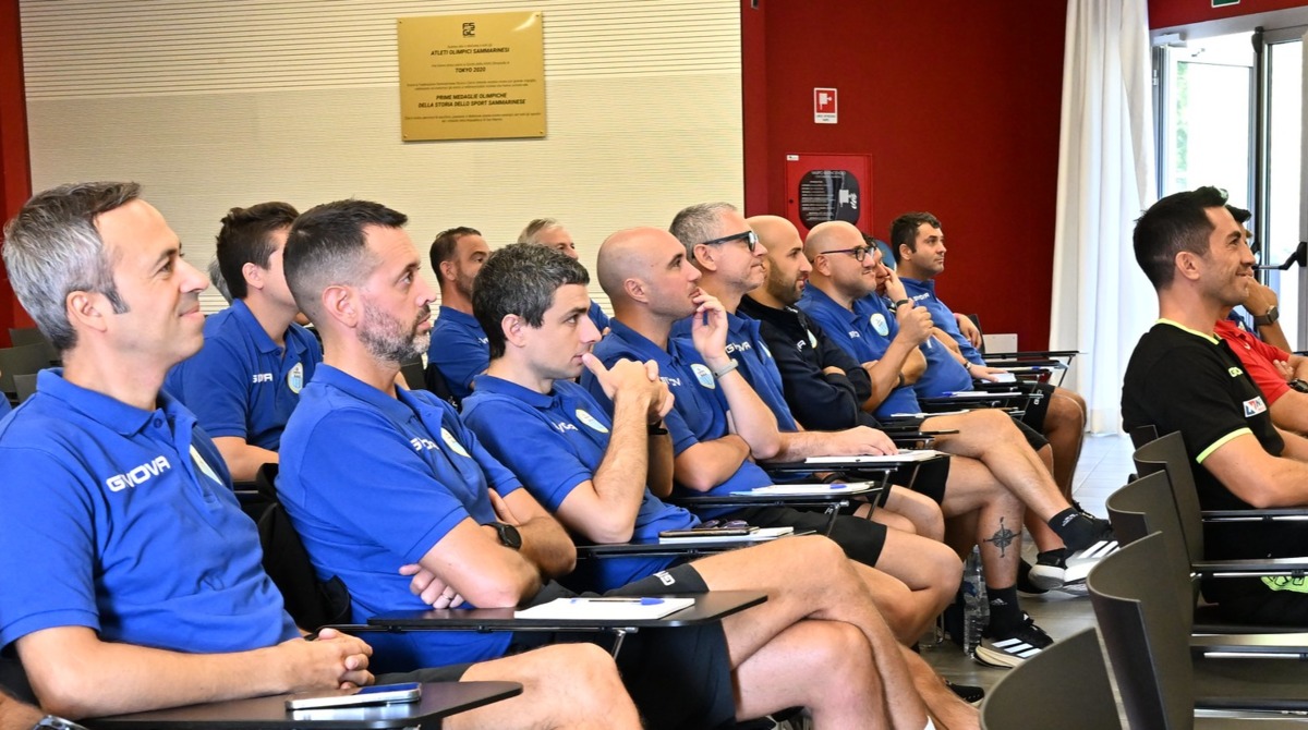 ©FSGC | lo scorso 13 settembre, il raduno arbitrale di futsal allo Stadium