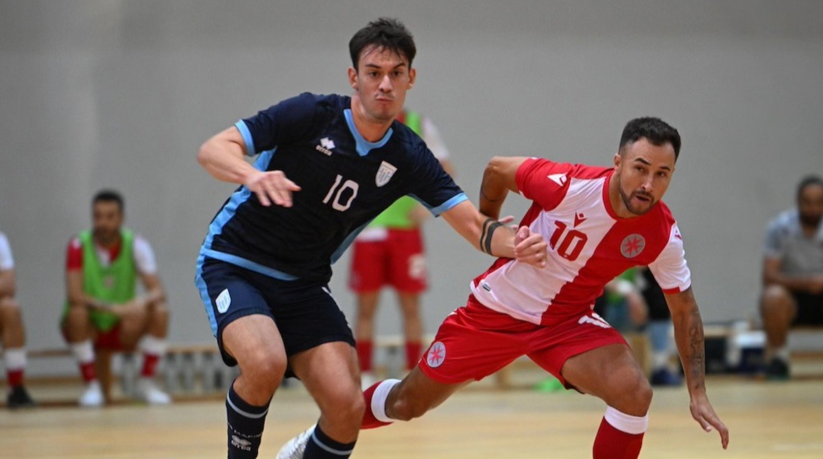 ©FutsalWeek | Moretti a duello con Gaiewski nella sfida tra San Marino e Malta