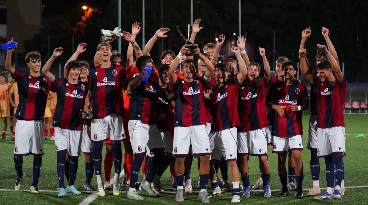 ©FSGC/Mularoni | L'esultanza dei ragazzi del Bologna dopo il successo in finale