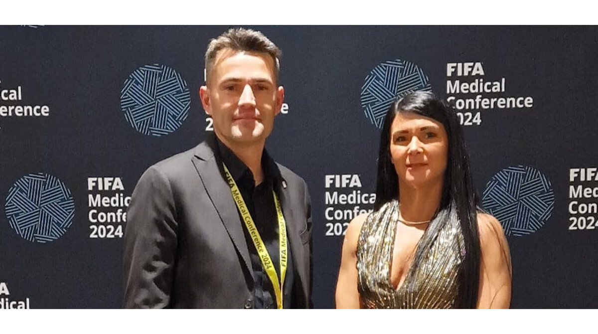 Il dott. Grana e la dott.ssa Ferri alla Conferenza Medica FIFA di Boston