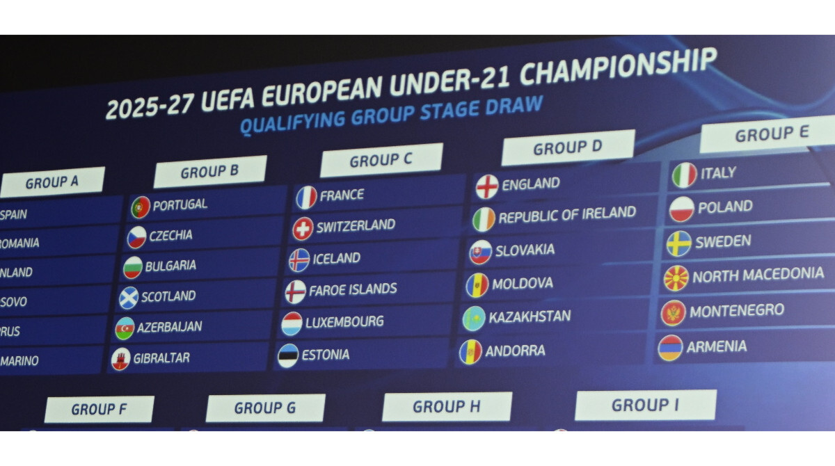 Under 21: sorteggiati i gironi per le qualificazioni agli Europei 2027