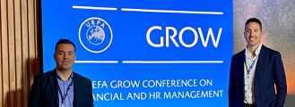 UEFA GROW: Bronzetti e Nardoni a Lisbona per una conferenza su elementi finanziari e risorse umane