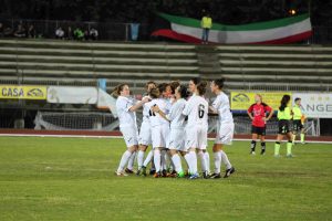 Finale - Esultanza al gol di Fulvia Dulbecco